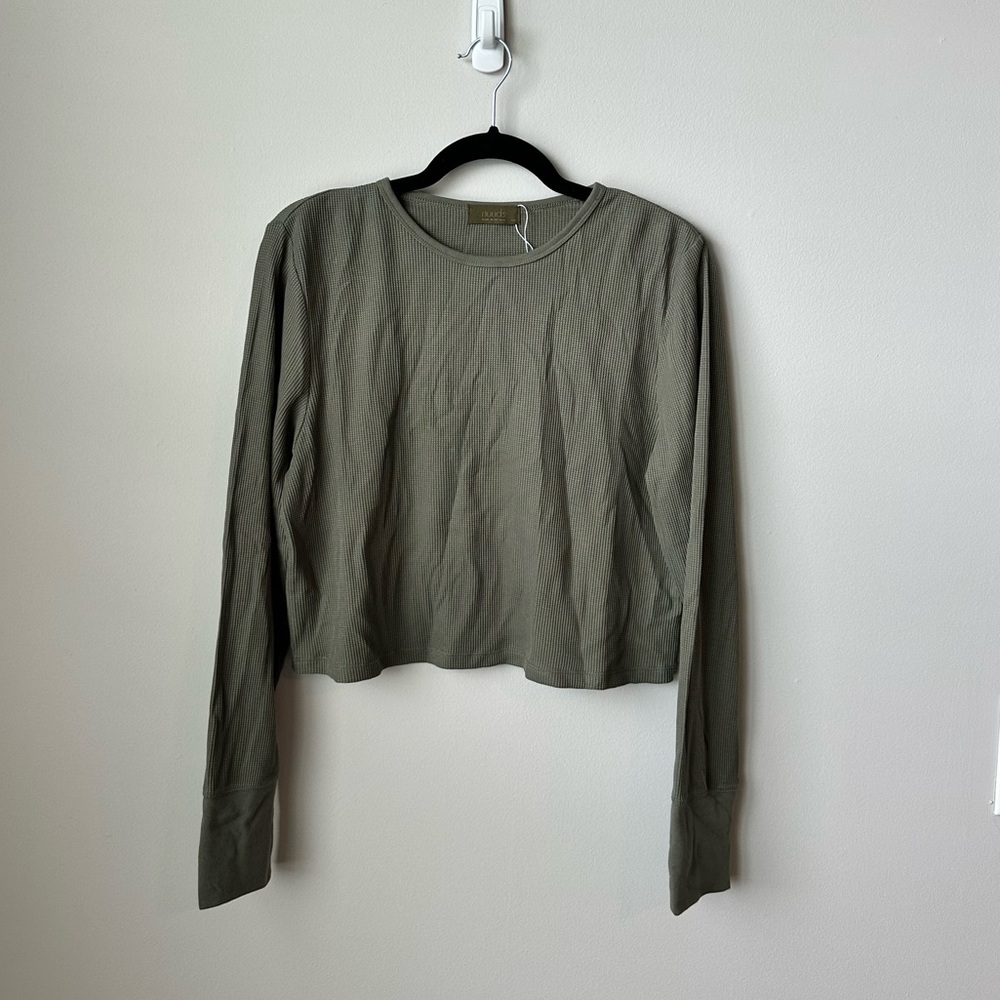 NUUDS waffles knit top